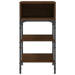 vidaXL Table de chevet chêne marron 35x34 5x70 cm bois d'ingénierie