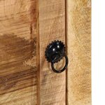 vidaXL Table de chevet 40x32x46 cm bois de manguier massif brut