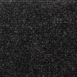 vidaXL Tapis d'escalier 15 Pièces Tissu aiguilleté 65x21x4 cm Noir