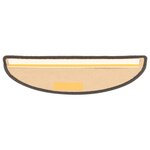 vidaXL Tapis d'escalier autocollants aspect sisal 15 Pièces 56x17x3 cm