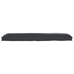 vidaXL Coussin de palette pour banc Noir 150x40x8 cm Tissu Oxford