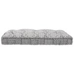 Coussin de palette vidaXL gris clair 120x80x12 cm en tissu
