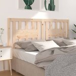 vidaXL Tête de lit 141x4x100 cm Bois massif de pin