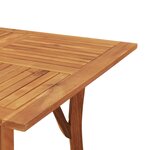vidaXL Ensemble à manger de jardin 5 Pièces Bois d'acacia solide