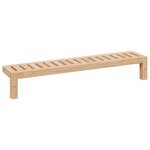 Etagère murale vidaXL 62x10x12 5 cm en bois massif noyer