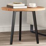 vidaXL Dessus de table rond Ø50x2 cm bois massif d'acacia