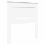 vidaXL Lit de Rangement Blanc 90 x 190 cm Bois d'ingénierie