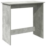 vidaXL Bureau Gris béton 80x40x75 cm Aggloméré