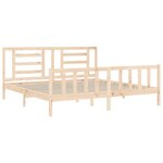 vidaXL Cadre de lit sans matelas 200x200 cm bois massif de pin