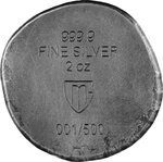 Pièce de monnaie en Argent g 62.2 (2 oz) Millésime 2026 BEARLIN