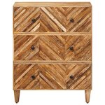 vidaXL Armoires de rangement Marron 60 x 33 5 x 75 cm