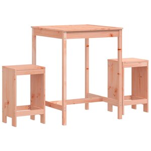 vidaXL Ensemble de bar de jardin 3 Pièces bois massif de Douglas