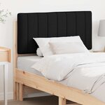 vidaXL Tête de lit capitonnée Marron et Noir 90 cm Pin massif