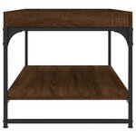 vidaXL Table basse chêne marron 100x49x45 cm bois d'ingénierie