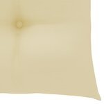 vidaXL Chaises de jardin lot de 4 avec coussins Bois de teck massif