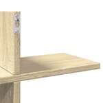 vidaXL Étagère murale chêne sonoma 124 5x18x60 5 cm bois d'ingénierie