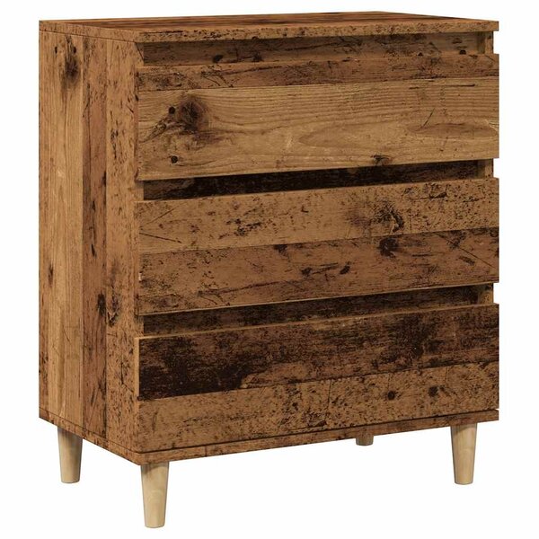 vidaXL Buffet vieux bois 60x35x70 cm bois d'ingénierie