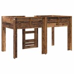 vidaXL Lit Superposé pour Enfants Bois ancien 100 x 200 cm