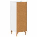 vidaXL Armoire à tiroirs Blanc 33 x 34 5 x 90 cm Bois d'ingénierie