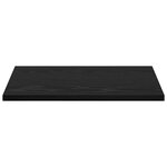vidaXL Planches d'étagère   4 pièces  chêne noir  40x30x1.5 cm  en bois d'ingénierie