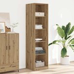 vidaXL Garde-robe chêne artisanal 50x50x200 cm bois d'ingénierie