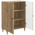 vidaXL Buffet Chêne artisanal 66 x 34 5 x 90 cm Bois d'ingénierie