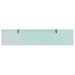 vidaXL Étagères murales 2 Pièces Verre 90 x 20 cm 8 mm