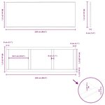 vidaXL Dessus de table marron clair bois chêne massif rectangulaire