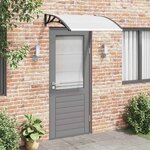 vidaXL Auvent de porte 120 x 100 cm PC