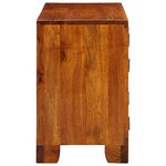 vidaXL Cabinet à chaussures avec stockage Marron 90 x 35 x 55 cm
