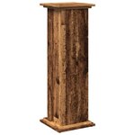 vidaXL Piédestal avec rangement vieux bois bois d'ingénierie