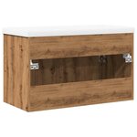 vidaXL Ensemble de meubles salle de bain 2 Pièces bois d'ingénierie
