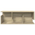 vidaXL Armoire murale 80x20x30 cm chêne sonoma bois d'ingénierie
