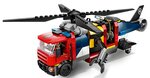 LEGO City - Ensemble Hélicoptère  Camion de Pompiers et Sous-Marin Modulable 60462 pour Enfants de 7 Ans et Plus