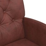 vidaXL Chaises de Salle à Manger avec Roues 2 Pièces Marron brillant