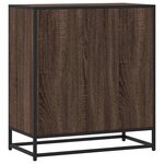 vidaXL Buffet chêne marron 68x35x76 cm bois d'ingénierie