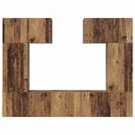 vidaXL Ensemble meuble TV 6 Pièces Bois ancien 80 x 30 x 30 cm