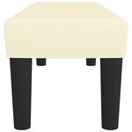 Banc banquette 100 x 30 x 30 cm synthétique crème 02_0010477