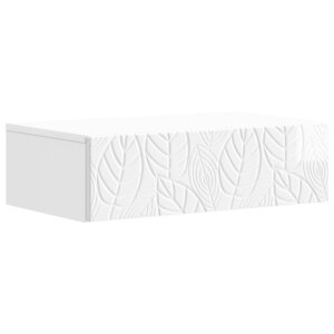 vidaXL Table d'appoint murale 59 x 34 5 x 17 cm Bois d'ingénierie