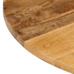 vidaXL Dessus de table Ø 70x2 5 cm rond bois de manguier massif