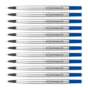 Recharge rollerball Z41 Pointe Fine 0 5mm bleu x 12 PARKER