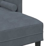 vidaXL Ensemble de Canapés 2 Pièces Gris foncé 173 x 131 x 67 cm Velours
