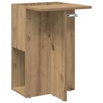 vidaXL Table d'appoint Chêne artisanal 35 x 40 x 55 cm