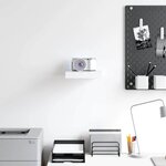 vidaXL Étagère flottante murale blanc 23x23 5x3 8 cm MDF