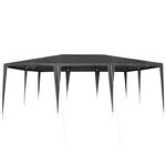 vidaXL Tente de fête Anthracite 600 x 400 x 266 cm Polyester  Acier