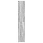 vidaXL Armoire de bain Sonoma gris 30x30x183 5 cm Bois d'ingénierie