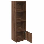 vidaXL Bibliothèque chêne marron 31x24x102 cm bois d'ingénierie