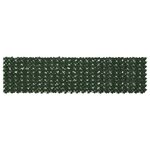 vidaXL Écran de balcon avec feuilles Vert foncé 300 x 75 cm