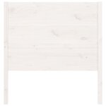 vidaXL Tête de lit Blanc 106x4x100 cm Bois massif de pin