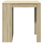 vidaXL Table de bar chêne sonoma 102x70x103 5 cm bois d'ingénierie